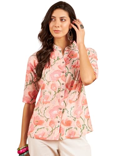 Image of Modeve Women Cotton Top for Summer