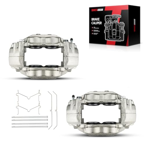 Image of Torchbeam Front Brake Calipers Set for Toyota 2007-2016 Tundra, Toyota 2008-2016 Sequoia, Front Left and Front Right Calipers Replace # 193274+193275