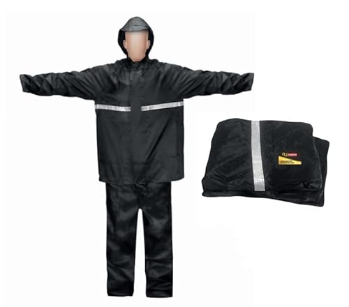 Capa de Chuva PVC Motoqueiro com Capuz 50cm