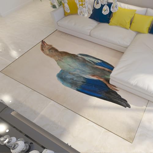 Tapis Renaissance bleu peinture classique 120x180cm - 2