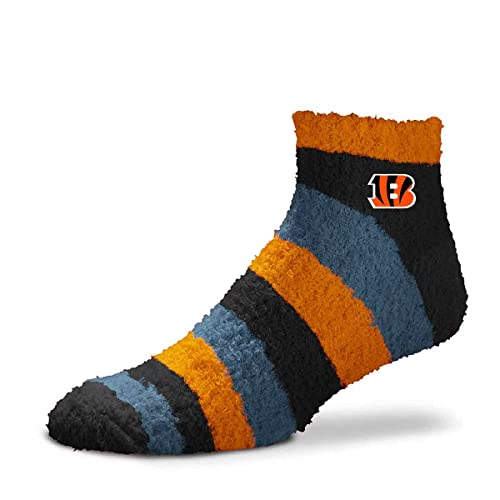 For Bare Feet NFL Cincinnati Bengals Super Cozy Sleep Soft Sock Team Color OSFM