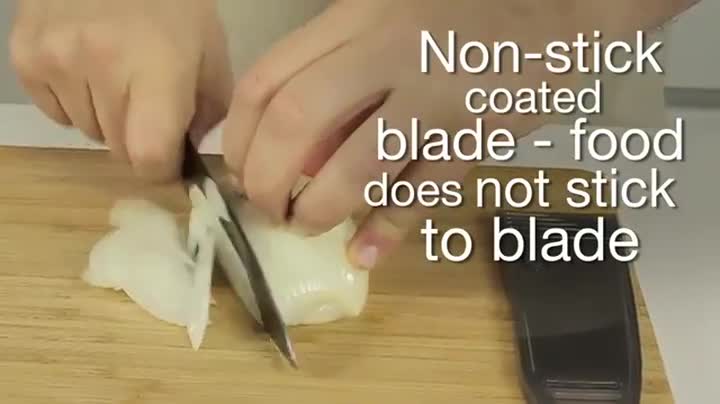 Kuhn Rikon 22811 Colori Non-Stick Straight Paring Knife with Safety Sheath, 19.5 cm, Red