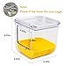 PINVNBY 2 in 1 Bird Bath for Cage,No Mess Parrot Bath Feeder with Hooks Hanging Parakeet Caged Bathing Tubs Multifunction Cube Budgie Shower Box for Canary Cockatiel Lovebird
