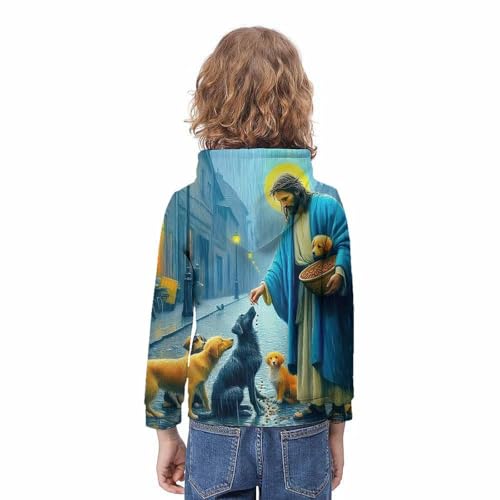 Sweat Jésus imprimé 3D pour les journées de sport des enfants - 4