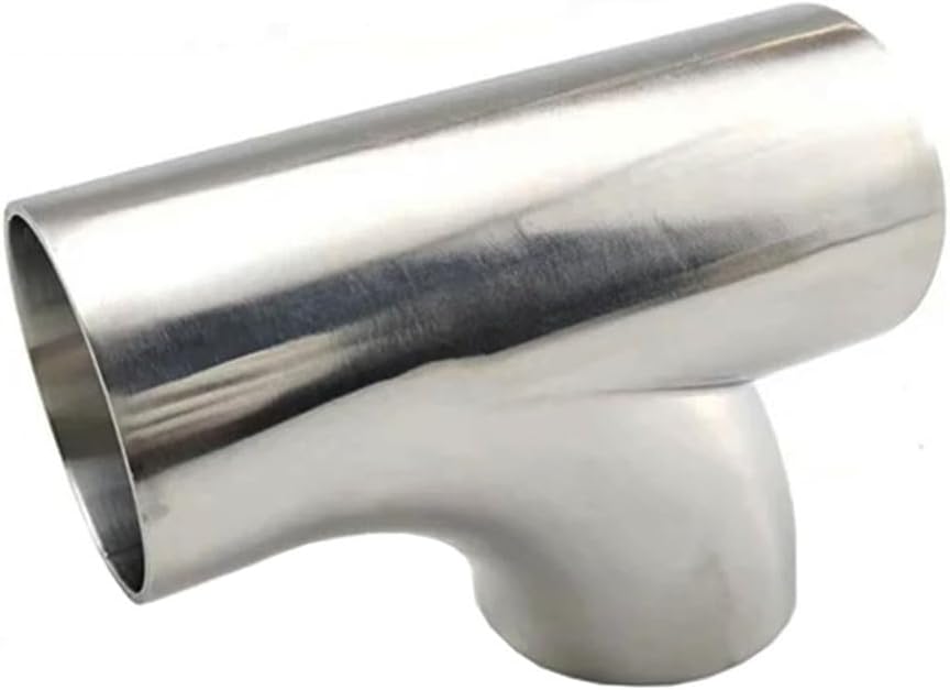 Stainless Steel Cast Pipe Fittings,19/25/32/38/51/6m Pipe OD Welding R-Shaped Elbow 3 Way SUS 304 Stainless Sanitary Fitting Homebrew Beer Wine(19mm x 1.5mm)