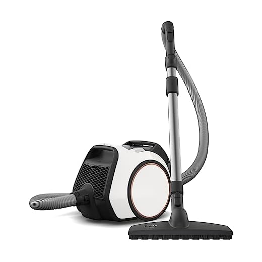 Miele 11602400, Vacuum Cleaner Without Bag Boost CX1 Parquet, White & Rose Gold with Crystal Grey Tinted Manifold