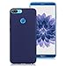 Produktbild XTCASE Huawei Honor 9 Lite Hülle, Einfache Farbe Matte Ultra Dünn Weich Premium Silikon Case TPU Bumper Handyhülle Slim Flexibel Cover Stossfest Schutzhülle für Huawei Honor 9 Lite - Dunkelblau