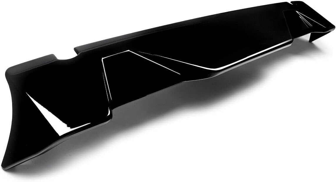 Rear Roof Spoiler Visor Wing Fit for 2015-2020 Ford F150 F-150 XL/XLT/Raptor/Limited/Lariat/Platinum All Beds and Cabs, Gloss Black Sport Style Cab Top Lip Exterior Accessories