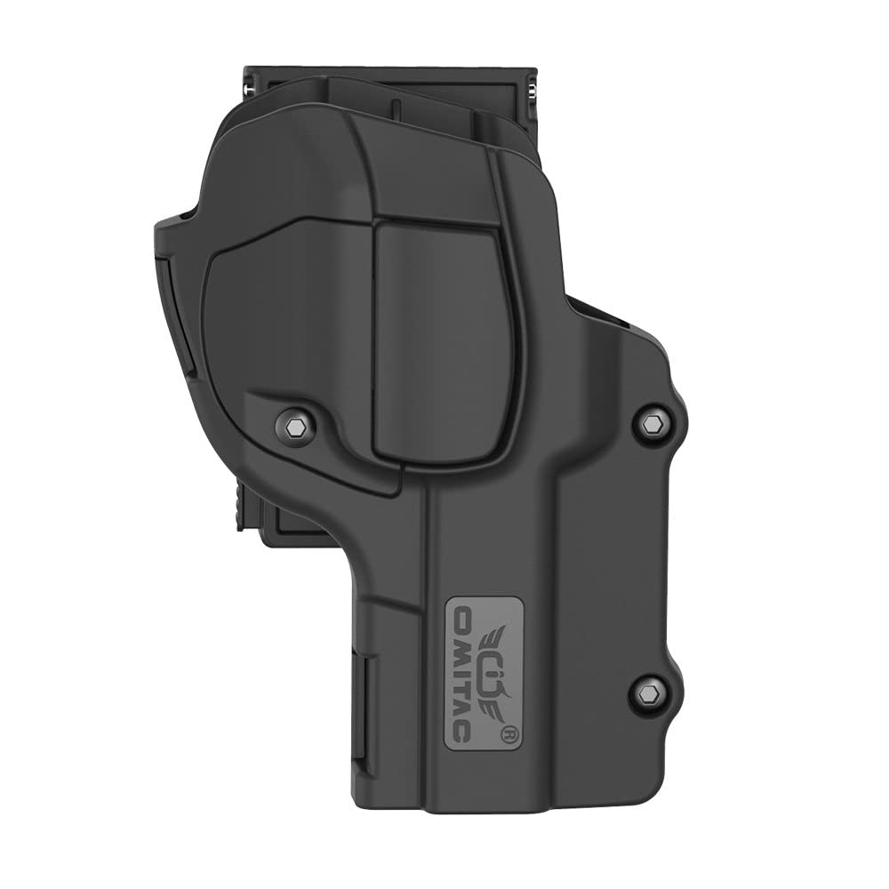 Clip da Cintura per Beretta 92 con Rotazione a 360°, OWB per 92FS 98fs, Mano Destra, Indice Liberazione Automatica, Esterno alla Cintura