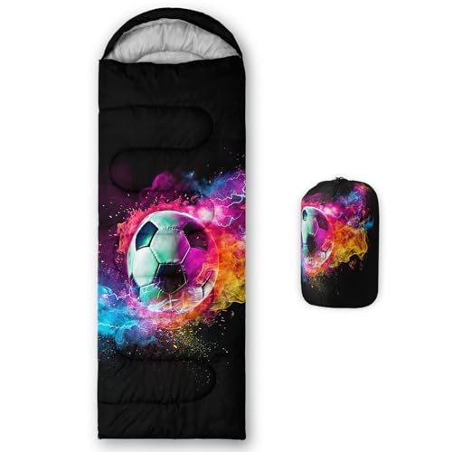 Image of QOOMO Camping Sleeping Bags,3 Season Warm & Cool Weather,Lightweight,Waterproof Sleeping Bags for Adults & Kids,Traveling,and Outdoors,Camping Gear Equipment