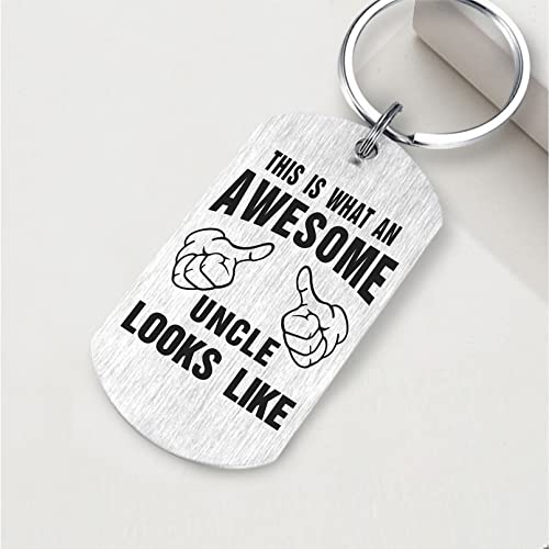 Best Uncle Gifts, Awesome Uncle Keychain, Best Uncle Ever, Appreciation Uncle Birthday Christmas Gifts #TOP1