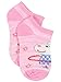Peppa Pig Girls 6 pack Socks (4-6 Toddler (Shoe: 7-10), Peppa No Show Multi)