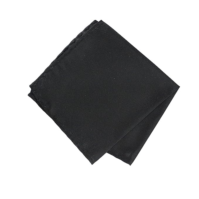 Image of TIE STUDIO Men's Solid Pocket Square | Size- 10cm x 10cm | Colour-Royal Blue | Pack of 1 |