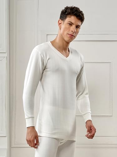 Image of Lux Inferno Men's V - Neck Thermal Vest | Full Sleeves | Regular Fit | Pack of 2|