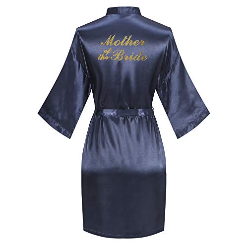 Image of Giova Women Bridal Robe for Bride and Bridesmaid Getting Ready Wedding Party Bathrobe