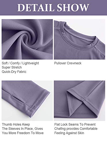 IHOT Pacote com 2 camisetas femininas cropped para treino, manga comprida, atléticas, ioga, gola red