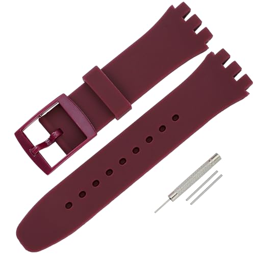 Bracelet en silicone montre Swatch Rihahisy accessoire rechange souple