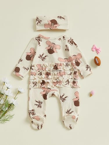 Baby Girl Christmas Outfit Long Sleeve Romper Infant Onesie Newborn Jumpsuit Clothes My First Christmas Outfits3