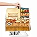 4.5 qt and All 5 qt Kitchen stand mixer Dust Cover, Kitchen Appliance Protective Covers with Top Handle and Pocket, Cartoon shelf