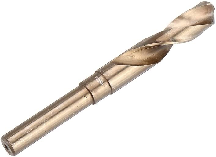 NUSHKI M35 HSS-Co Cobalt Twist Drill Bit 1/2 Inch Reduced Shank Drill Bit For Metal Stainless Steel Drilling,29mm