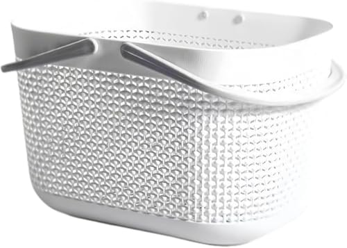 GEBYUI 手提式浴室・温泉用収納バスケット 2 個セット 軽量大容量 水切り機能付き 多機能小物整理袋 ファッションメイクバッグ?