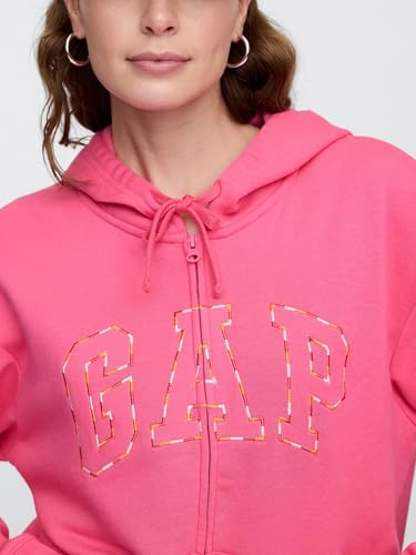 Image of GAP Women's Logo Hoodie Hooded Full Zip Sweatshirt