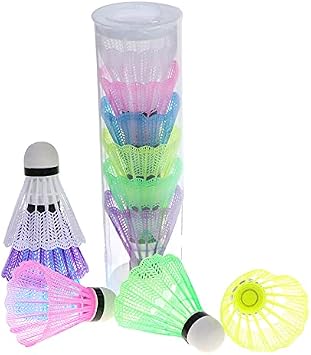 6pcs Colorful Badminton Balls Portable Shuttlecocks Products Sport Training Train Outdoor Supplies