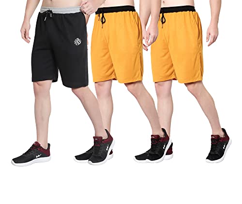Image of OORA Men's Plus Sizes Cotton Shorts M to 5XL, 28 to 48 Inches Waistline