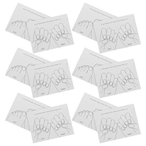 PENIKOKO 40 Pièces Présentoir Ongles Réutilisable pour Salon Cartes Nuancier Couleurs Manucure Portable et Organisateur Échantillons Ongles Art