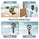 HandFan Handventilator Wasserkühlung，Rechargeable Akku Ventilator Lüfter，55ML Wassertank，Verbesserter Nebel Erhöht，Faltbar Batteriebetrieben Mini Tischventilator，tragbarer persönlicher handheld fan