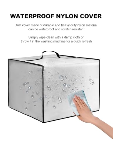 Image of Printer Dust Cover for Brother DCP-L2640DW Laser Printers | Universal Case Protector for Canon Image Class D570 Printers Anti-Static Waterproof Printer Covers(Cover Only)(Silver)