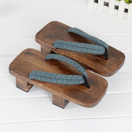 Chanclas Geta para hogar y playa que corrigen la postura con zuecos de madera 6