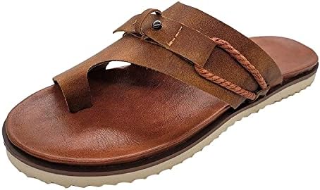 Women’s Orthopedic Sandals Toe Separation Shoes Flat Slipper Ladies Casual Summer Beach Vocation Travel Flip Flop Shoe Casual (Color : Brown, Size : 10 Wide)
