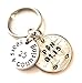 25 Years and Counting, Handmade Key Chain, 25th Anniversary, Gift for Husband, Gift for Wife, Wedding Year Quarter, Silver Anniversary