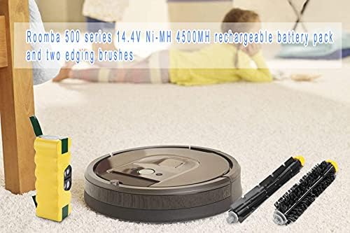 ANTRobut 4500mAh 14.4V NI-MH Replace Battery for iRobot Roomba R3 500 600 700 800 900 Series Robot Vacuum Cleaner (with roomba Replacement Parts)