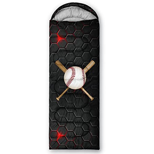 Image of QOOMO Camping Sleeping Bags,3 Season Warm & Cool Weather,Lightweight,Waterproof Sleeping Bags for Adults & Kids,Traveling,and Outdoors,Camping Gear Equipment