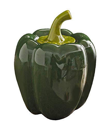 Mathew O Ceramic Bell Pepper Shape Sealed Moisture-Proof Storage Jar,Candy Dish