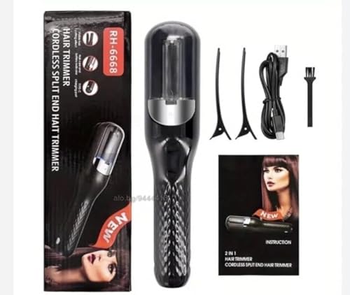 WRIZTI Cordless Split End Hair Trimmer, Black - Image 2