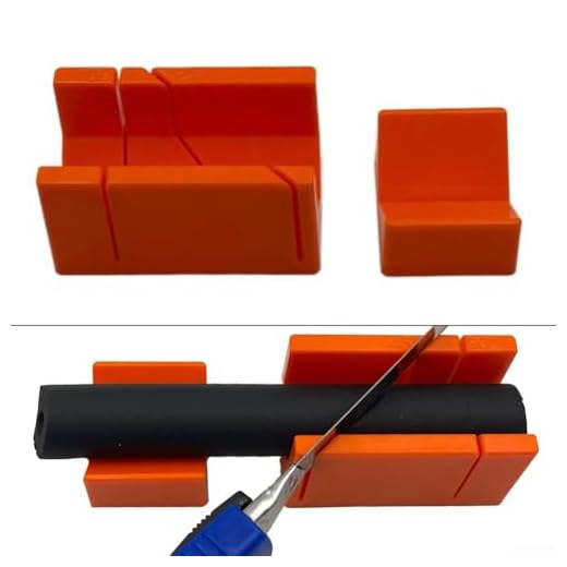 Juego de cajas de inglete versátiles, guías de sierra de 90° y 45° para cortes biselados y rectos, herramienta portátil para carpintería, soporte de pista auxiliar
