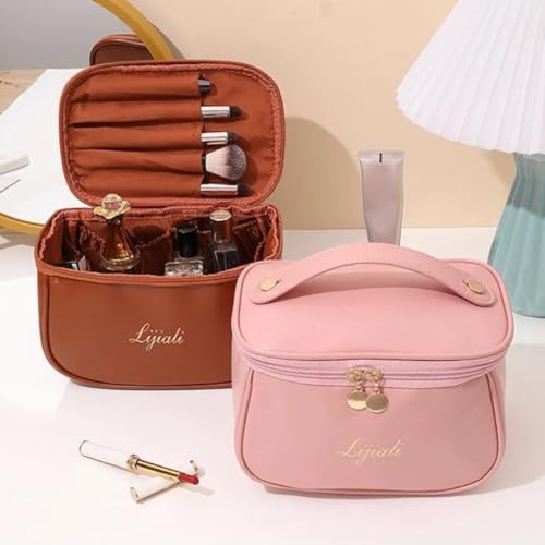 Bolsa para Maquiagem Necessaire Grande Make Pincel Feminina Organizadora de Cosméticos Preto