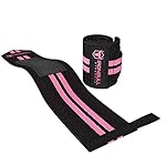 Women Wrist Wraps with Thumb Loops - 12" Professional Grade - Wrist Support Brace and Compression for Cross Training, Weight Lifting, Powerlifting, Strength Training - Image 3