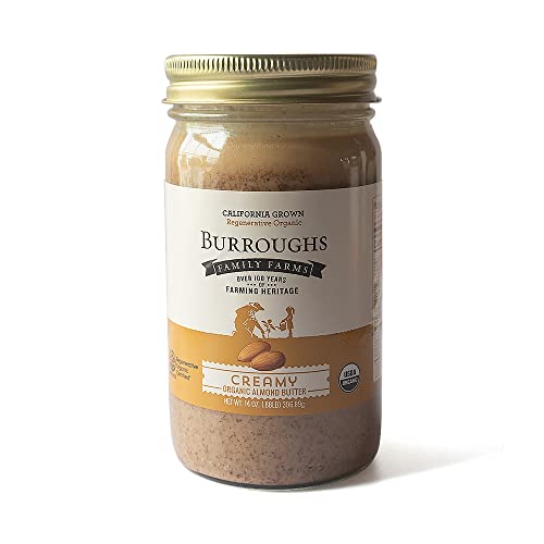 Burroughs Family Farms 0850013599882 Regenerative Organic Creamy Almond Butter cover
