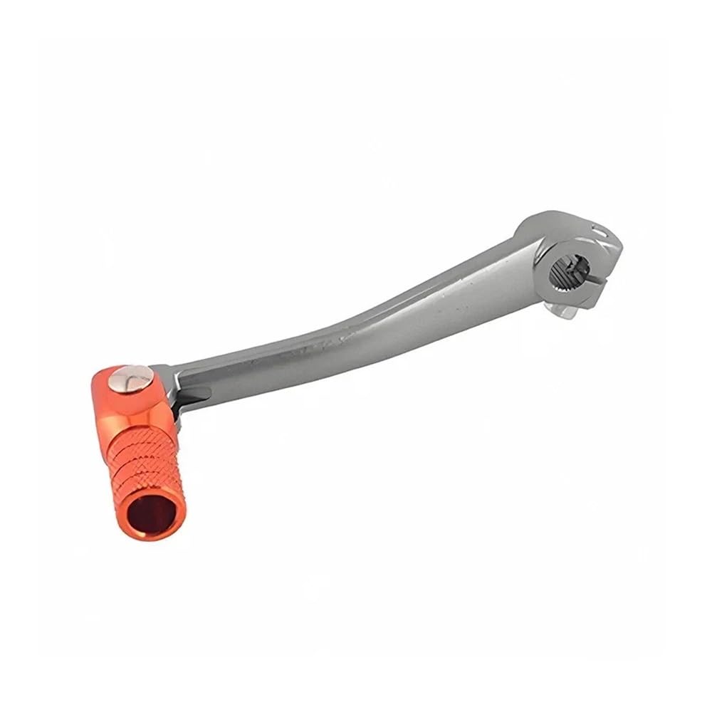 Uuipip Gray Orange Motorcycle Gear Shift Lever Folding Gear Shifter Shift Lever For 70Cc 90Cc 110Cc 125Cc 150Cc 200Cc 250Cc Motorcycle Foot-Operated Shifter