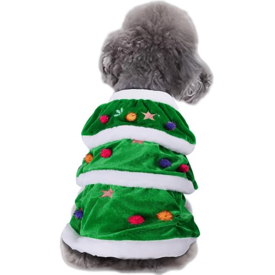 Disfraz de Árbol de Navidad para Perro Pequeño Talla S