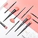 KINGMAS 10 Pieces Makeup Brushes, Premium Face and Eye Makeup Brush Set - Vegan & Cruelty-Free Brushes – Ultra-Soft