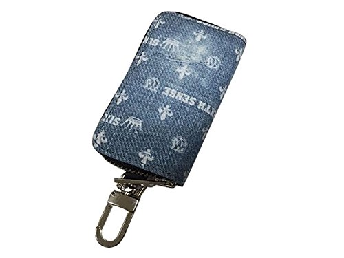 Amazon | スマートキーケース モノグラム ブルーデニム調