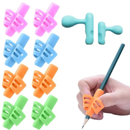 RDNKVB 6pcs Adaptador Lapiz para Niños Soporte de Lápiz de Niños Herramienta de Corrección de Postura de Escritura para Lápices Adaptador Lapiz Pencil Grip de Ergonómicas Herramienta