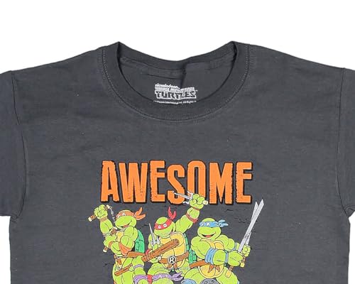 Teenage Mutant Ninja Turtles Boys' Awesome Like A Ninja Graphic T-Shirt3