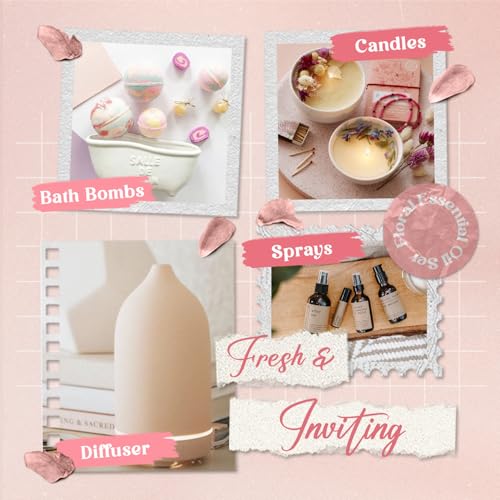 Image of SALKING Floral Essential Oils Set, Premium Pure and Natural Diffuser Oil
