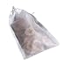 TamBee 100 Pack Disposable Tea Filter Bags Tea infusers 4" x 6" Empty Cotton Muslin Drawstring Seal Filter Tea Bags Drawstring Herb Loose Tea bag(4" x 6" /10 x 15cm)